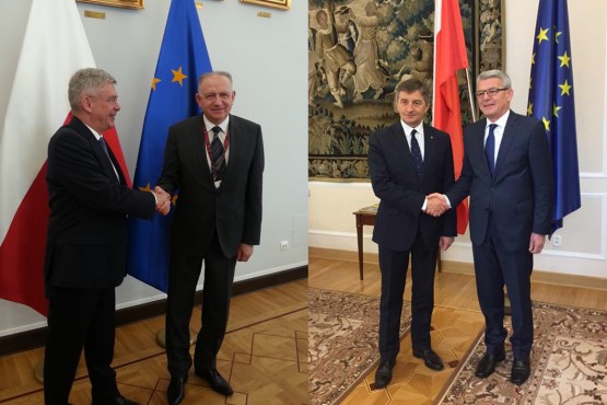Speakers of both Houses of the BiH Parliamentary Assembly, Bariša Čolak and Šefik Džaferović, met with Marshals of Polish Senate and Sejm